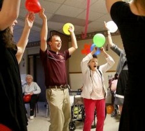 Seniors need to keep active for their bodies and minds.  Here are some ideas for activity directors to keep the group active and involved. Assisted Living Activities, Senior Citizen Activities, Senior Living Activities, Alzheimers Activities, Nursing Home Activities, Senior Games, Games Family, Recreation Therapy, Elderly Activities