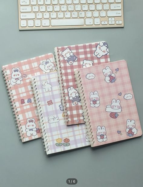 Paper Spiral, Cute Spiral Notebooks, Kawaii Notebook, Cute Stationary School Supplies, Cute School Stationary, Kawaii School Supplies, Study Stationery, Cool School Supplies, School Materials