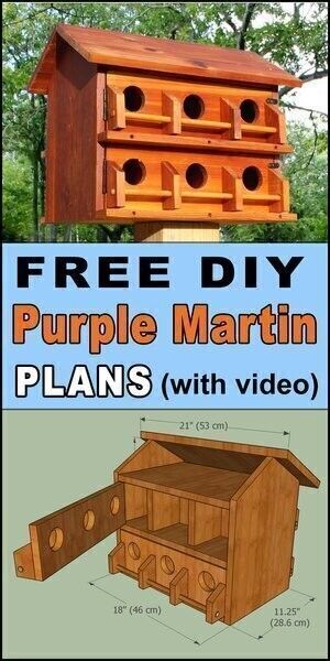 Martin House Plans, Purple Martin House Plans, Purple Martin Bird, Purple Martin Birdhouse, Martin Bird House, Martin Bird, Bird House Plans Free, Purple Martin House, Birdhouse Plans