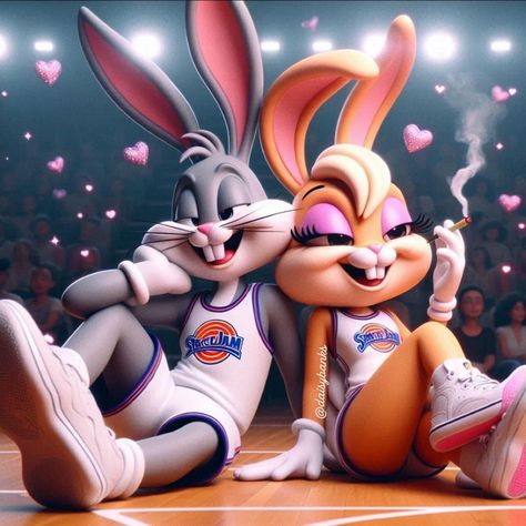 i’ll be your lola if you be my bugs 🐰💗✨ Bugs X Lola, Lola And Bugs Bunny, Illustration Faces, Bugs Bunny Lola, Bugs And Lola, Bunny Makeup, Lola Bunny, Bugs Bunny, Art Therapy