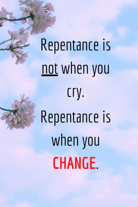 Repentance Quotes, Prayer For The Nation, Comforting Scripture, True Repentance, Woord Van God, Bible Study Notes, Inspirational Bible Quotes, Bible Knowledge, Christian Encouragement