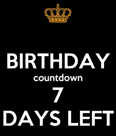 7 Days Left For Birthday, 15 Days To Go Countdown Birthday, It's My Birthday Instagram, 8th Grade Tips, Advance Happy Birthday, Happy Birthday To Me Quotes, Birthday Wishes For Mom, Bday Shoot, Birthday Instagram