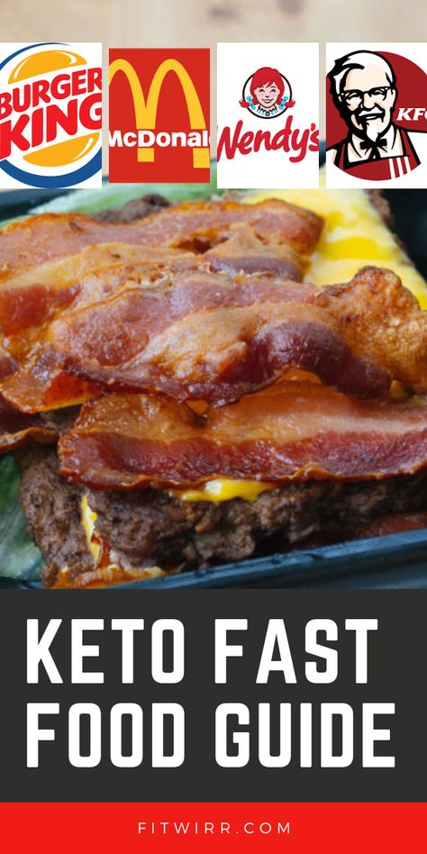 Weight Lose Fast Keto Diet Fast Food, Best Keto Fast Food, Keto Friendly Fast Food, Keto Mcdonalds, Keto Fast Food Options, Keto Basics, Bariatric Meals, Meal Guide, Healthy Fast Food Options