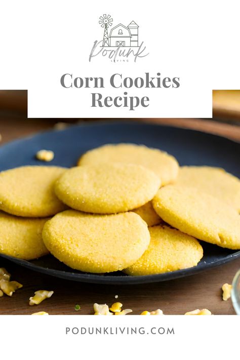 Move over regular cookies, it's time for some corny goodness! This Corn Cookie Recipe is so ear-resistable, you'll forget about chocolate chips faster than a cookie crumbles. Click the recipe link and you'll be in for a treat, as these corn cookies are the cream of the crop! #CornCookies #CornyButDelicious #RecipeRevolution Corn Flour Cookies, Corn Cookies Recipe, Cornmeal Cookies, Corn Cookies, Flower Sugar Cookies, Honey Cornbread, Deer Meat Recipes, Sugar Free Diet, Meat Dinners