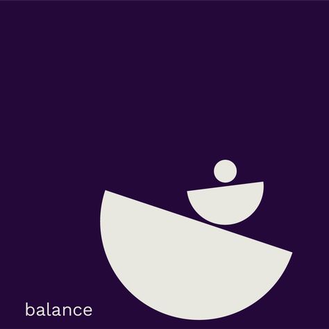 design principle - balance Balance Icon Design, Balance Design Principle, Yoga Design Graphic, Balance In Graphic Design, Balance Logo Design, Balance Graphic Design, Balance In Design, Balance Illustration, Balance Poster