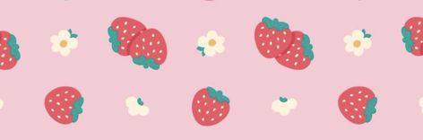 Cute Header Aesthetic, Pink And Green Notion Header, Notion Aesthetic Cover, Pink Aesthetic Notion Header, Strawberry Notion Header, Strawberry Twt Header, Notion Cover Pink Gif, Light Pink Notion Header, 트위터 헤더