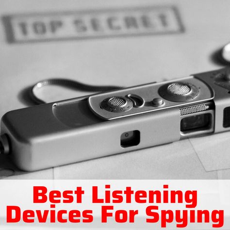 Check out our picks for the best listening devices to help you record, or listen to conversations covertly for a variety of different reasons. Spy Listening Device, Spy Microphone, Best Spy Camera, Spy Technology, Diy Security Camera, Spy Devices, Counter Surveillance, Listening Device, Outdoor Tv Antenna