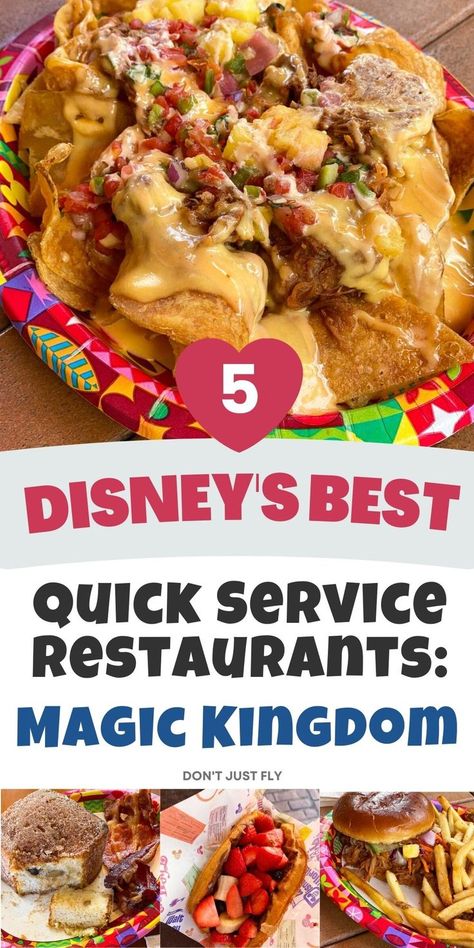 Magic Kingdom Quick Service, Disney Dessert Recipes, Best Disney World Food, Magic Kingdom Restaurants, Magic Kingdom Food, Best Disney Restaurants, Disney Inspired Food, Trip To Disney World, Quick Service Restaurant