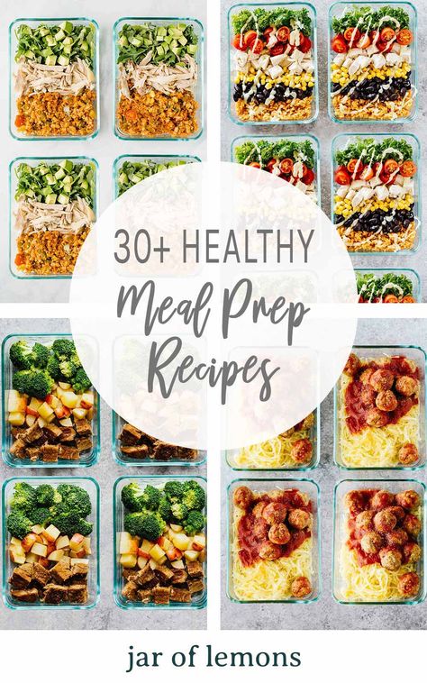 Easy Meal Prep Recipes, Healthy Meal Prep Recipes, Meal Prep Menu, Delicious Meal Prep, Best Meal Prep, Healthy Lunch Meal Prep, Meal Prep Recipes, Dinner Meal Prep, Easy Healthy Meal Prep