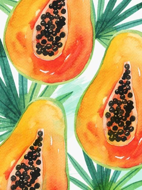 Tropical Fruit Painting, Avocado Watercolor, Fruit Art Drawings, Avocado Art, Fruits Drawing, Posca Art, Fruit Painting, Watercolor Art Lessons, Arte Inspo