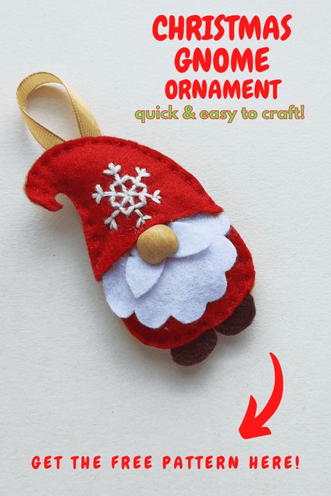 Diy Felt Christmas Ornaments, Christmas Sewing Projects, Felt Crafts Christmas, Felt Christmas Decorations, Holiday Crafts Christmas, Fabric Christmas Ornaments, Cute Diy, Christmas Ornaments Homemade, Felt Christmas Ornaments