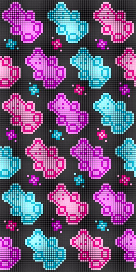 Alpha pattern #118179 | BraceletBook Pixel Art Pattern Circle, Repeating Pixel Pattern, Free Pixel Art Templates, Alpha Patterns Crochet Blanket, Graph Art Pattern, Abstract Pixel Art, Cool Pixel Art Grid, Small Pixel Art Pattern, Alpha Bracelet Patterns