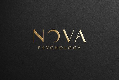 Discover the power of self-transformation with Nova Psychology's captivating logo and brand identity design. Our minimalist and unique logo features the subtle brilliance of a crescent moon gracefully integrated into the "O" of Nova. This symbol represents the growth, healing, and inner exploration fostered by the brand. With soft neutrals, a touch of gold, and warm black, the brand's color palette exudes tranquility, elegance, and sophistication. Nova Logo Design, Transformation Graphic Design, Minimalist Branding Design Logo, Steak Logo, Transformation Logo, Moon Branding, Moon Logo Design, O Monogram, Nova Logo