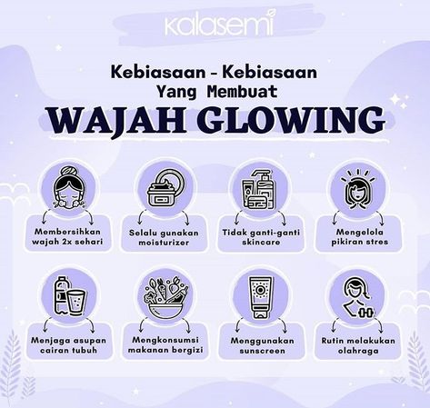 Wajah Glowing, Recommended Skin Care Products, Beautiful Skin Care, Beauty Tips For Glowing Skin, Facial Skin Care Routine, Health Knowledge, Skin Care Routine Steps, Health Skin Care, Body Care Routine