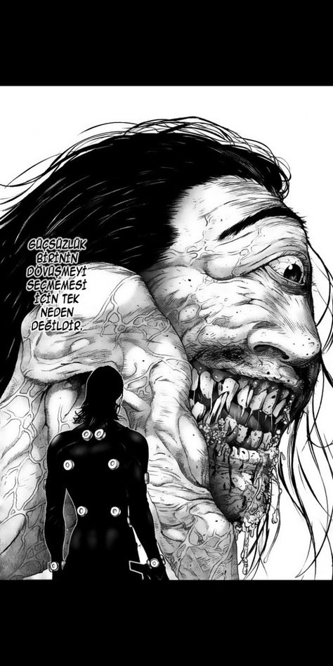 Gantz #gantz #manga #anime Gory Manga, Gory Anime, Sun Ken Rock, Learn To Sketch, Japanese Animated Movies, Comic Layout, Manga List, Dark Art Illustrations, Grayscale Coloring