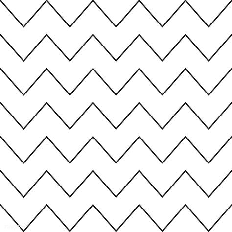 Seamless pattern of various lines and zigzags | free image by rawpixel.com Fine Motor Skills Tracing, Pattern Line Art, Zigzag Line, Bird Stencil, Line Art Illustration, Zigzag Design, Free Illustration Images, Line Art Design, Letter Z