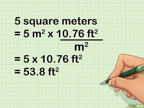 How to Convert Square Meters to Square Feet and Vice Versa The Metric System, Metric System, How To Measure, Square Meter, How To Know, Kitchens, Square, Quick Saves