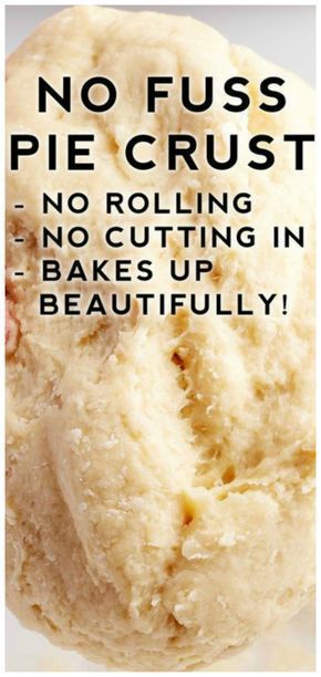 Pie Crust Recipe Easy, Easy Pie Crust, Pie Crust Recipe, Pastry Pie, Easy Pie, Pie Crust Recipes, Pie Tart, Pie Dough, Pie Cake