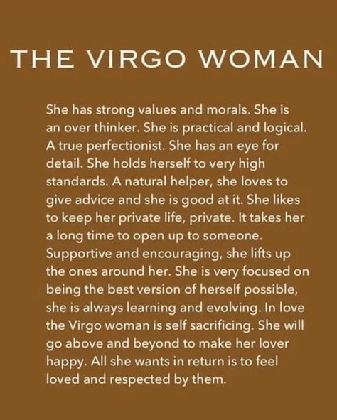 Virgo Emotions, August Virgo, Virgo Things, Virgo Stuff, All About Virgo, Virgo Woman, Virgo Personality, Virgo Girl, Virgo Traits