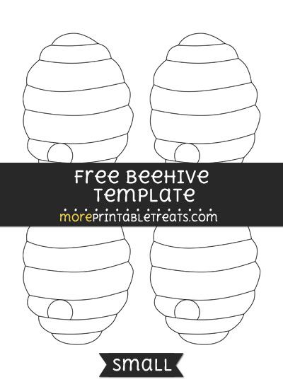 Free Beehive Template - Small Beehive Printable Free, Bee Hive Printable Free, Beehive Template Free Printables, Bee Hive Template, Beehive Template, Turtle Classroom, Critter Crafts, Bee Template, Bee Hive Craft