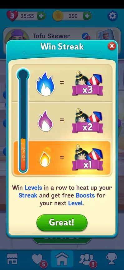 Winning Streak popup Win Streak, Mobile App Design Inspiration, App Design Inspiration, Mobile App Design, Game Ui, Matching Games, User Interface, Level Up, Game Design