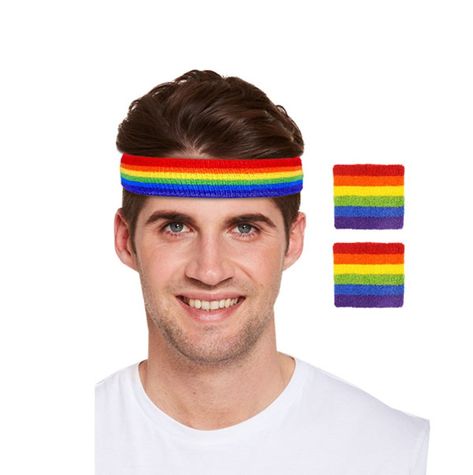 Rainbow Gay Pride Headband With Wristband Set  Set Include: 1 x Headband +2 Wristband  For Order And Inquiries Please Visit Our Website https://a2zparties.co.uk/product/rainbow-gay-pride-headband-with-wristbands-set/  #a2zparties.co.uk #fancydress #bookweekcostume #cosplay #instafashion #a2zparties #instacostume #instacosplay #worldbookday #fancydresses #gaypride #pride #lgbt #prideparty #headband #wristband #rainbowheadband #rainbow Rainbow Headband, Halloween Tableware, Eyebrow Kits, Kids Makeup, Fancy Dress Accessories, Fun Run, Fancy Dresses Party, Rainbow Design, Shea Moisture Products