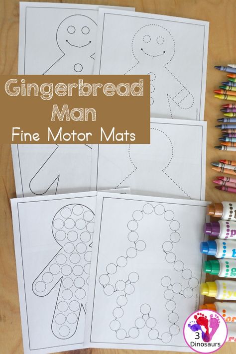 Gingerbread Man Story Activities Preschool, Gingerbread 5 Senses, Gingerbread Gross Motor Activity, Gingerbread House Activities Preschool, Gingerbread Theme Preschool Lesson Plans, Gingerbread Theme For Preschool, G Is For Gingerbread Craft, Gingerbread Man Fine Motor Activities, Gingerbread Activities For Preschool Free Printables