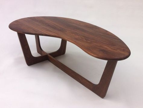 Modern coffee tables, Kidney beans and Mid-century modern on Pinterest Kidney Bean, Custom Coffee Table, Solid Coffee Table, Live Edge Coffee Table, Mid Century Modern Coffee Table, Mid Century Coffee Table, Unique Coffee Table, Oval Coffee Tables, Walnut Coffee Table