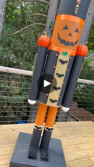 Let’s make a HALLOWEEN PUMPKIN NUTCRACKER! #Halloween #Halloween2024 #halloweendecor #halloweenDIY #halloweenspirit | Isaac Alexander DIY | Addison Rae · Diet Pepsi Halloween Nutcrackers Diy, Nut Cracker Diy, Halloween Nutcrackers, Isaac Alexander, Diy Nutcracker, Nutcracker Christmas Decorations, Diet Pepsi, Diy Christmas Decorations Easy, Addison Rae