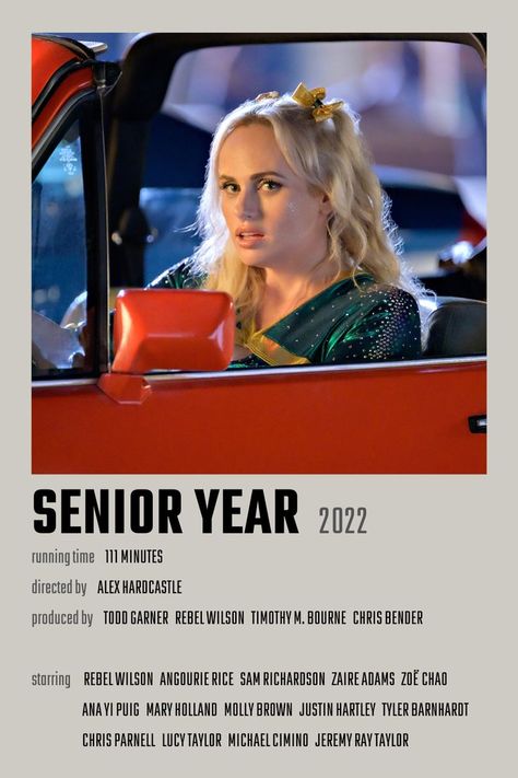 Senior Year Movie Poster Senior Year Movie Poster, Senior Year Netflix Movie, Summer Watchlist, Senior Year Movie, The Duff Movie, 00s Movies, Lucy Movie, Chris Parnell, Teen Posters