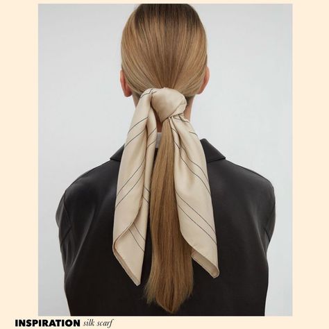 allison bornstein on Instagram: “SCARF via @toteme WHY IT WORKS: i feel like so many of us have silk scarves that we have acquired but never wear! i am going to show you…” Grunge Hair, 가을 패션, About Hair, Scarf Hairstyles, Beauty Inspiration, Hair Looks, Hair Goals, Hair Trends, Hair Inspo