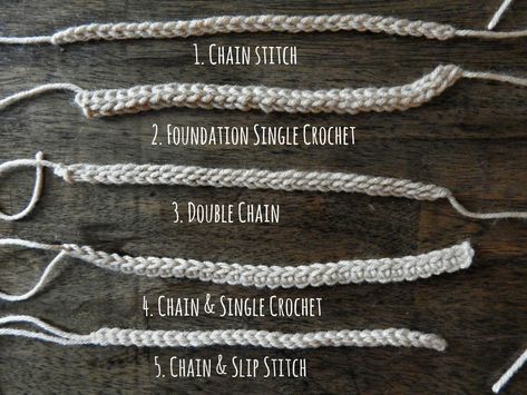 Crochet I Cord, Crochet Bracelet Pattern, Foundation Single Crochet, Crochet Cord, Crochet Chain, I Cord, Crochet Borders, Crochet Bracelet, Crochet Instructions