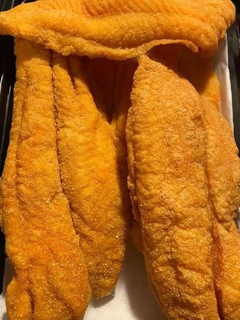 -Fried Fish : - Delish Grandma's Recipes Fried Catfish Recipes, Southern Fried Catfish, Fish Batter Recipe, Catfish Recipes, Fish Dinner Recipes, Fish Fillets, Fried Catfish, Battered Fish, Batter Recipe