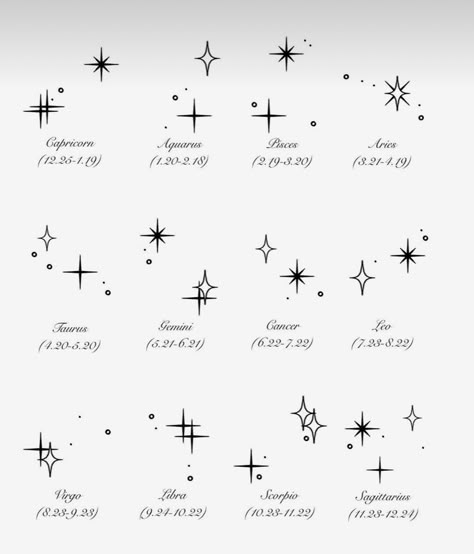 Tiny Tattoos Aries, Red Taurus Tattoo, Sagittarius Element Tattoo, Star Zodiac Tattoo, Aries Leo Tattoo, Scorpio Star Tattoo, Small Aries Tattoo, Leo Inspired Tattoos, Coraline Flash Tattoo