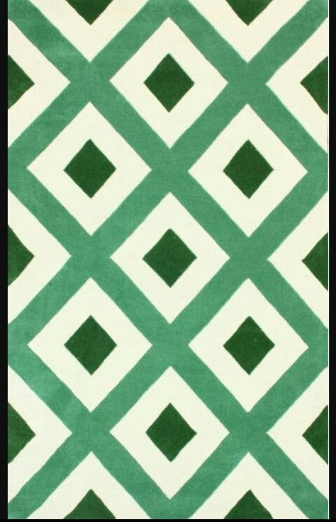 Rhombus Shag Rugs, Organic Forms, Art Texture, Design Geometric, Pattern Play, Green Diamond, Contemporary Rugs, Green Rug, Textile Patterns