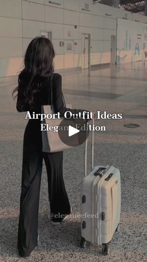 Classy Airport Outfit, Elegant Work Wear, Airport Outfit Ideas, Air Port Outfit, Airport Look, Airport Outfit, Classy Women, Elegant Outfit, Travel Outfit