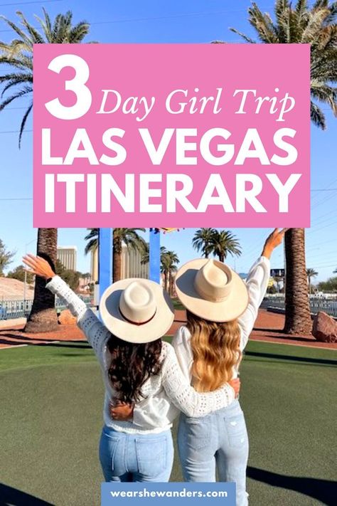 Vegas Itinerary, Las Vegas Girls, Las Vegas Itinerary, Las Vegas Travel Guide, Vegas Girls Trip, Las Vegas Travel, Vegas Travel, Paris Las Vegas, 3 Days Trip