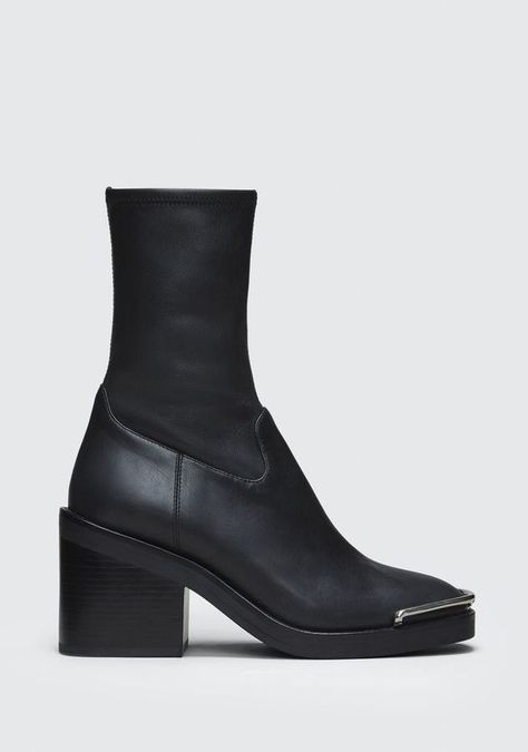 Alexander Wang HAILEY BOOT BOOTS Alexander Wang Boots, Square Toe Ankle Boots, Nike Classic Cortez, Blue White Top, Nike Classic, Kendall Jenner Outfits, Balenciaga Shoes, Shoe Fits, Air Jordan Shoes