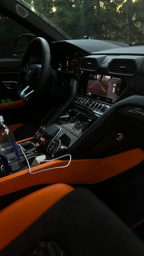 Aesthetic Lamborghini, Urus Interior, Lamborghini Urus Interior, Crazy Aesthetic, Urus Lamborghini, New Tesla Roadster, Lamborghini Interior, Fastest Car, Cool Truck Accessories