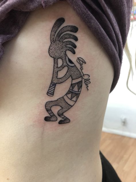 Kokopelli Tattoo Ideas, Kokopelli Tattoo, Kokopelli Art, Tattoo Women, Awesome Tattoos, First Tattoo, Tattoo Inspo, Skull Tattoo, Cool Tattoos