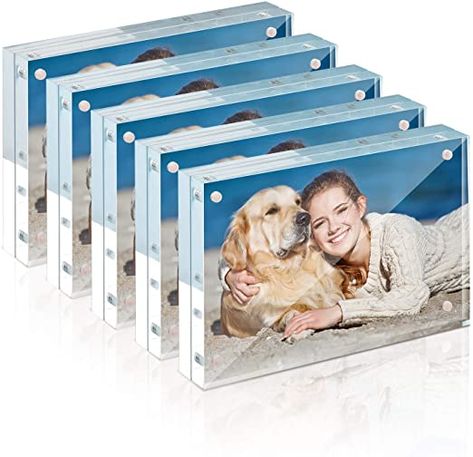 Double Sided Picture Frame, Marcos Halloween, Clear Picture Frames, Halloween Picture Frames, Acrylic Picture Frames, Acrylic Photo Frames, 4x6 Picture Frames, Acrylic Frame, Magnetic Frames