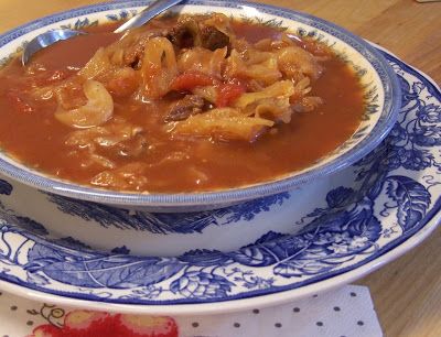 Sour Cabbage Soup, Sweet And Sour Soup, Sweet And Sour Beef, 7 Day Cabbage Soup Diet, Beef Cabbage Soup, Sweet And Sour Cabbage, Cabbage Soup Recipe, Soup Beef, Sour Cabbage