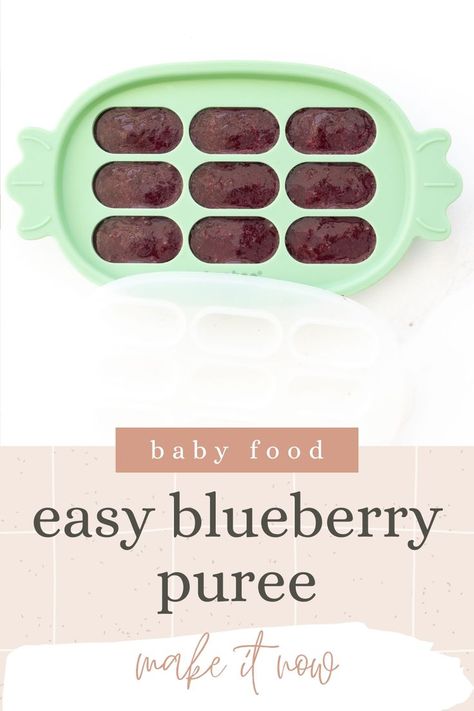 Blueberry puree is a quick nutritious homemade baby food you can make in minutes. Packed with antioxidants, enjoy it on it's own or offer it to you baby as part of a meal or snack. Blueberry Puree, Baby Led Weaning Breakfast, Baby Led Weaning First Foods, Yogurt Melts, Best Blueberry Muffins, Easy Baby Food Recipes, Homemade Oatmeal, Baby Led Weaning Recipes, Baby First Foods