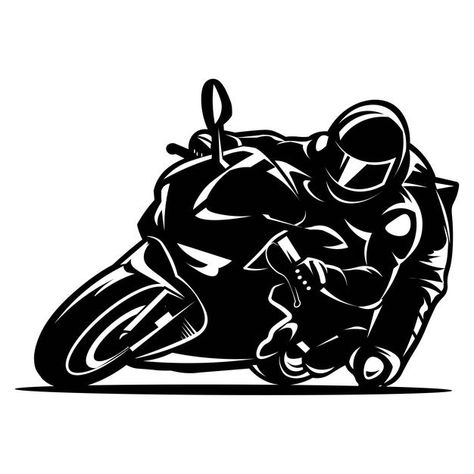 Motorcycles Logo Design, Biker Logo, Moto Logo, Motorbike Racing, Image Moto, Desain Pantry, Motorcycle Drawing, Arte Punk, Line Art Vector