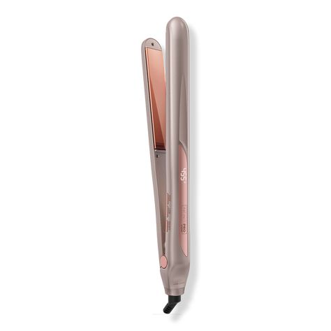 1" XL Rose Gold Titanium Flat Iron - LUXE DIGITAL XL DIGITAL FLAT IRONFeaturesStraighten Hair in a Single Pass: Extra-long 1" iron with a floating plate that adjusts to your hair texture for better hair contact and faster, straighter results.Fast, Consistent Heat: True ceramic heater heats up in 30 seconds and maintains an even temperature for less damage. (Unit will not reach stabilized temperature within 30 seconds.)Heat for Every Hair Type: 5 heat settings up to 455F. Choose the right one for Hair Straightener Aesthetic, Hair Iron Curls, Titanium Flat Iron, Straightening Iron, Best Hair Straightener, Floating Plates, Hair Cuffs, Wishlist 2024, Straighten Iron