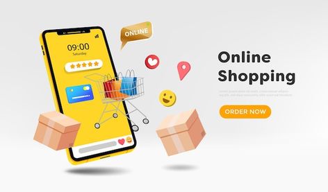 Banner Store, Mobile Phone Design, Banner Illustration, Store Banner, Banner Web, Color Wallpaper, Marketing Concept, Vector Online, Smart Business