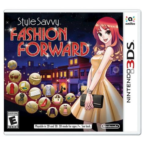 Style Savvy Fashion Forward, 3ds Games, Nintendo 3ds Games, Nintendo 2ds, Fashion Forward Outfits, Ds Games, Hair Guide, Style Savvy, Sweatshirt Outfit