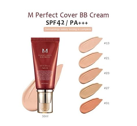 #23 SPF 42 PA+++ 50ml-Lightweight, Multi-Function, High Coverage Makeup to help infuse moisture for firmer-looking skin with reduction in appearance of fine lines Missha Bb Cream, Bb Cream Missha, Warm Skin Tone, Natural Foundation, Glossy Makeup, Skin Imperfection, Cosmetic Skin Care, A Miracle, Cc Cream