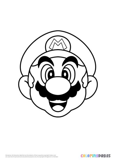 How To Draw Mario, Mario Hat, Super Mario Coloring Pages, Mario Y Luigi, Face Line Drawing, Mario Coloring Pages, Rainbow Canvas, Super Mario Party, Fukuoka Japan