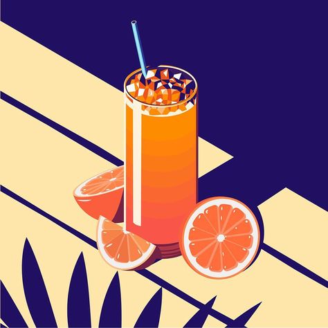 Tequila Cocktail, Cocktail Illustration, Posca Art, Isometric Illustration, Poster Photo, 카드 디자인, Affinity Designer, Flat Illustration, Illustrations And Posters